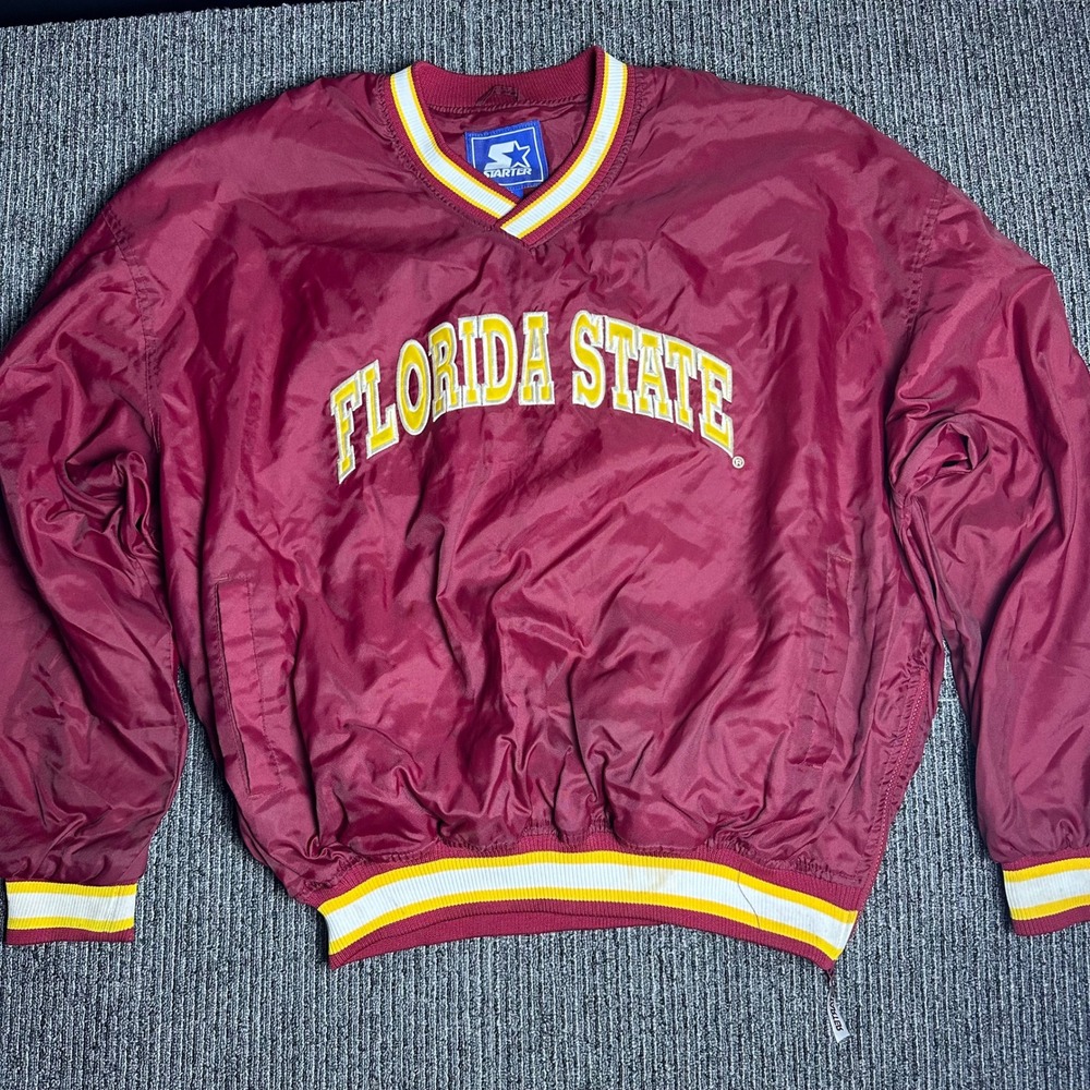 STARTER Maroon Windbreaker Jacket